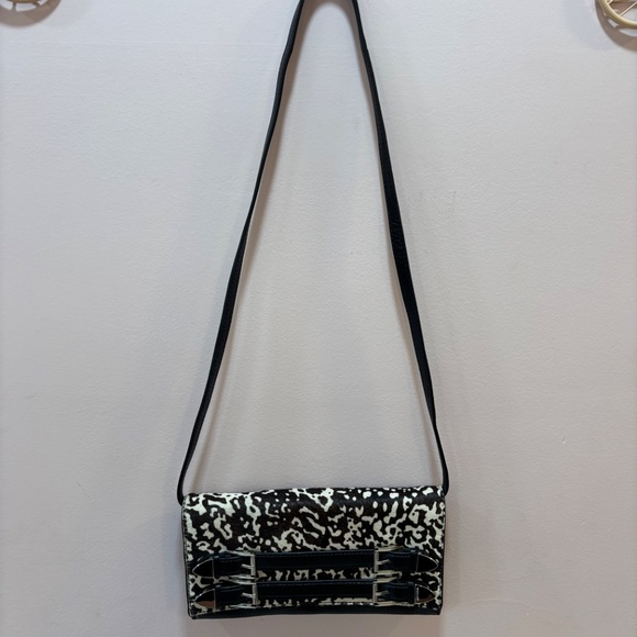 Michael Kors Calf Hair & Leather Crossbody – Buckle Detail - Picture 1 of 10